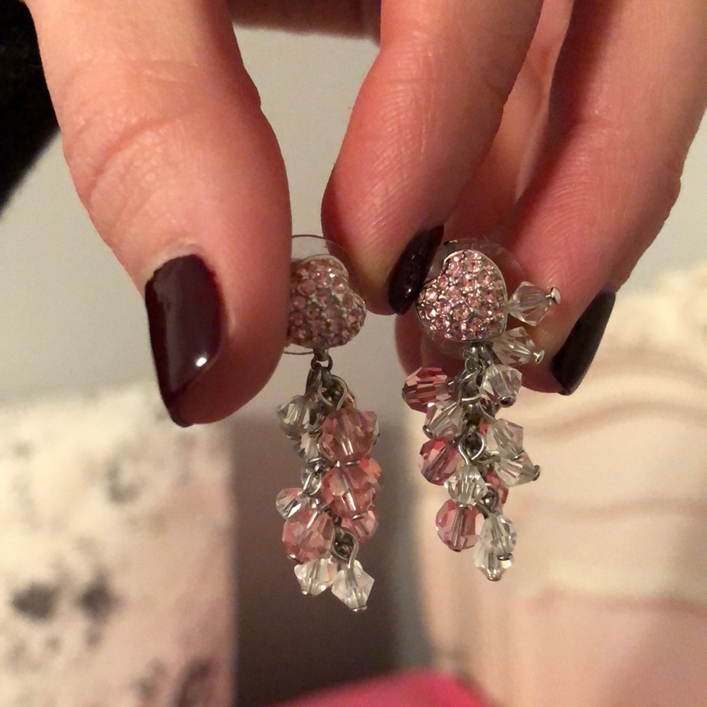 SWAROVSKI DANGLING EARRINGS - Picture 3 of 3
